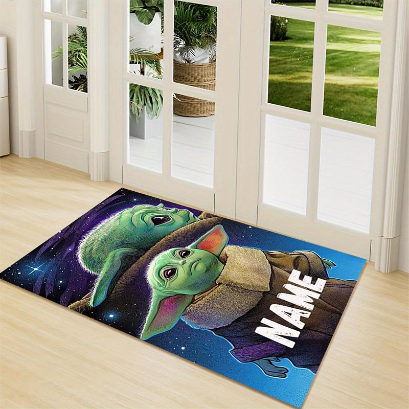 Custom Name Despicable Minions Party Carpet Rug Customizable Soft Washable Anti-Slip Home Living Room Sofa Mats Personalized Rug. 09091
