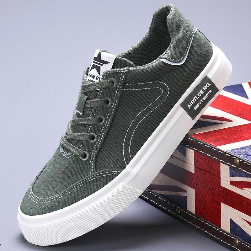 Мужские парусиновые туфли на весну, новые повседневные и модные универсальные туфли для одной ноги, чтобы носить старые пекинские тканевые туфли