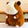 25CM Cute Guinea Pig Plush Toy Brown Dutch Pig Kawaii Super Soft Animal Doll For Children's Birthday Christmas Gift