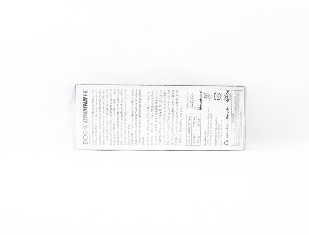 Megabass Dog X Diamante Погремушка 120 мм 3/4 унции Плавающая приманка OIkawa (0280)