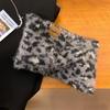 Retro Leopard Print Knitted Headband - Versatile, Warm & Non-Tightening Hair Accessory for Women