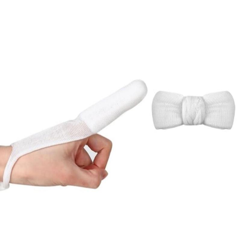 10pcs Soft Sponge Finger Bandages Protectors Flexible Support for Sports Injuries Gym Workouts