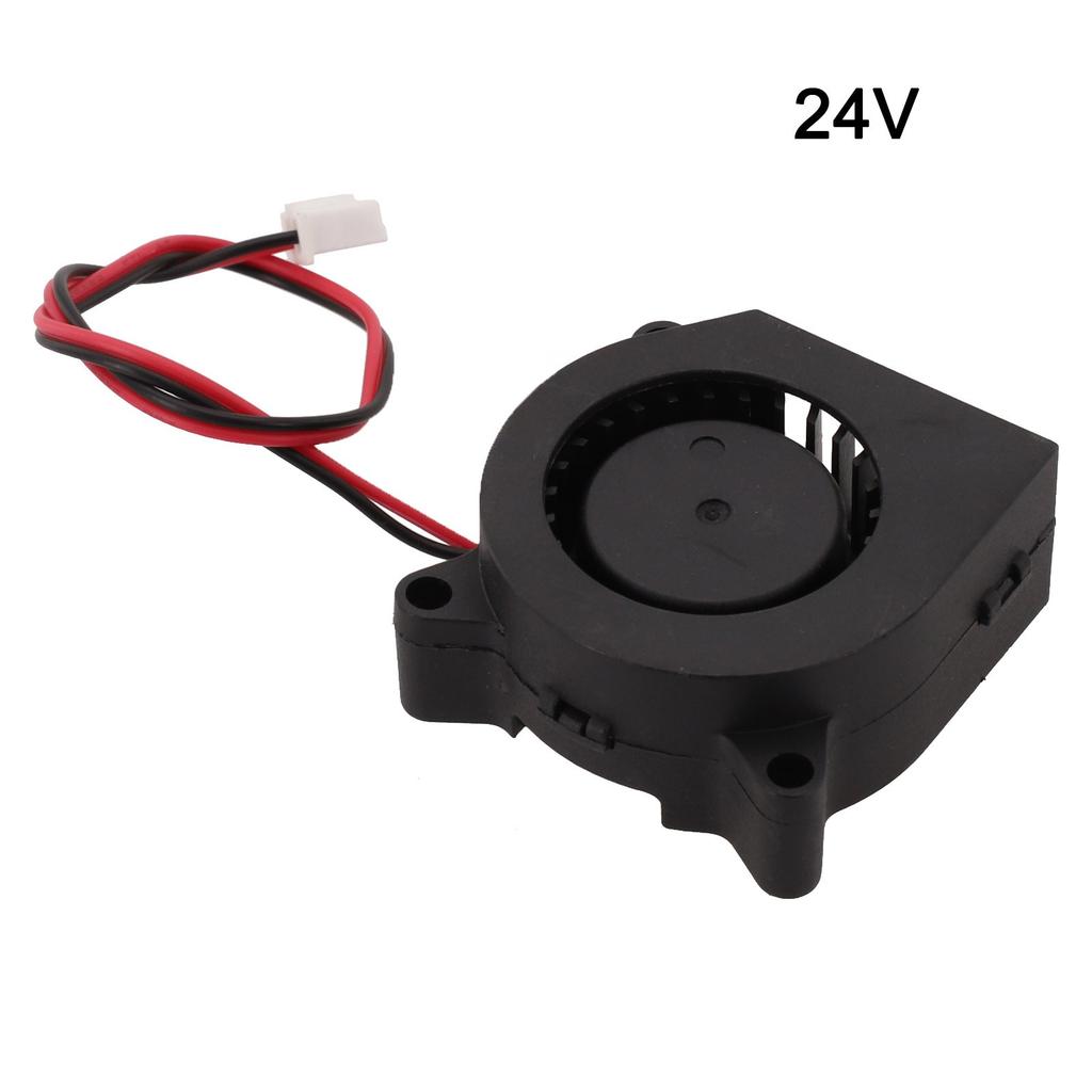For 4020 Air Blower Fan 12V/24V Quiet Oil Bearing Turbo Small Fan for 3D Printer