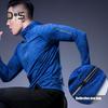 Men Full Zip Hoodie Quick-Dry Sweatshirt with Reflective Strip Zipper Sports Jacket Hoodie for Running Fitness Golfing