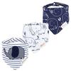Tobewell Baby Boy Triangle Baby Shower Mealtime Baby Mouth Newborn Soft Set of 6 Bibs, Bandanas, Gifts, Aprons, Bibs, Wipes, Sizes, Cotton,