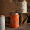 New Chinese Style Tea Tin Can Empty Tea Storage Jar Creative Tea Sealed Jar Travel