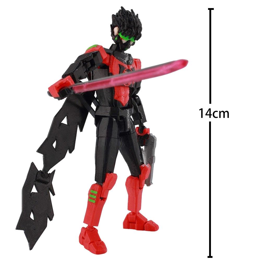 Anime Mark Grayson Figure Cyberpunk style Mark Grayson Action Figures 3D Multi-Joint Articulated Mark Grayson Figurine Toys Gift