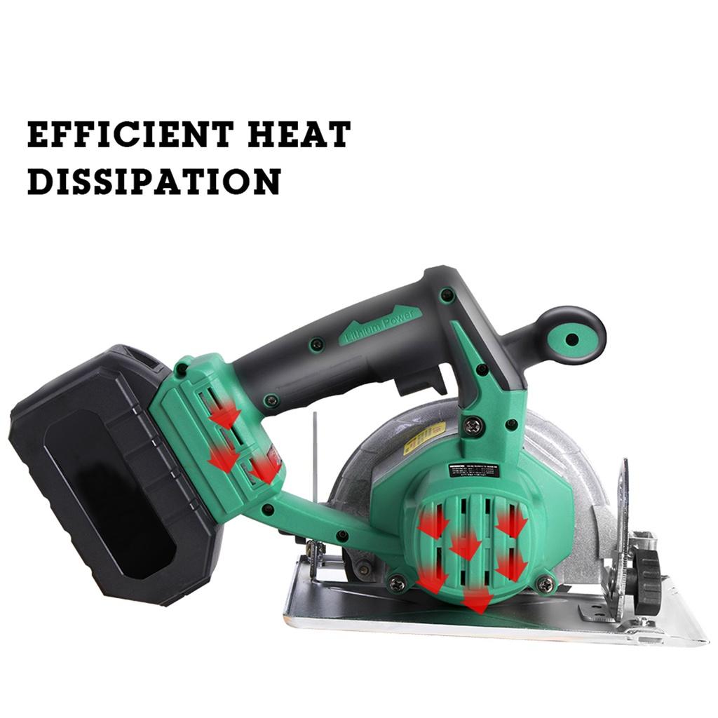 5000RPM Cordless Electric Circular Wood Cutter Curved Adjustable Cutting Sawing Machine