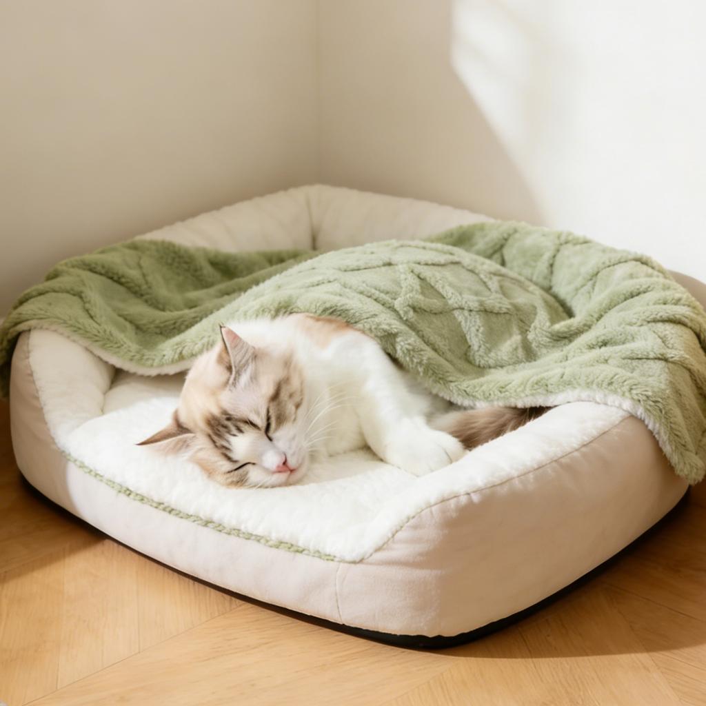 Пледы для котят и взрослых кошек в качестве спальных одеял, утолщенные фланелевые пледы для тепла кошек, коврики для собачьей кровати и другие товары для домашних животных
