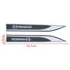 2pcs Car Badge Decal Blade Shape Sticker Fender Side Stickers For Mazda Demio 2 3 5 6 CX3 CX7 CX30 M2 MX5 RX8 Axela Atenza Goods