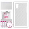 apgo Protective Skin Sticker for the Back Compatible with Samsung Galaxy Note 10 Plus, Wrap Film, Foil, Vinyl - Pattern Transparent Carbon