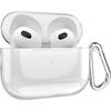 Case for AirPods 3 - Shockproof Protection - Transparent - Wireless Charging - Carrying Loop