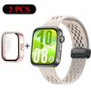 Ремешок+Чехол Силиконовый Ремешок для Huawei Watch Fit 4 Pro Fit 4 Удобный Браслет для Huawei Watch Fit 3 Дышащий Ремешок ПК Оболочка
