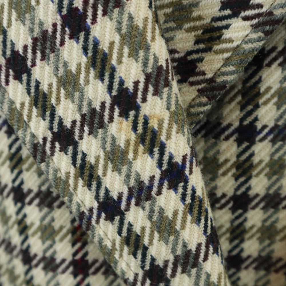 GUCCI 80s 90s Made in Italy Wool Blend Old Check Pattern Jacket Women Used