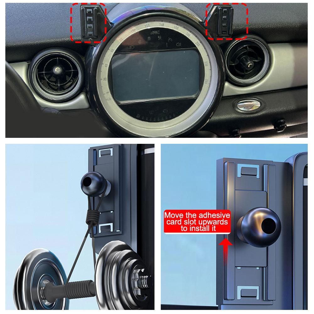 Для BMW MINI COOPER 2007-2013 Автомобильный держатель для телефона Крепление для GPS Навигационный экран Фиксированный зажим Зажим Стенд Аксессуары для интерьера автомобиля