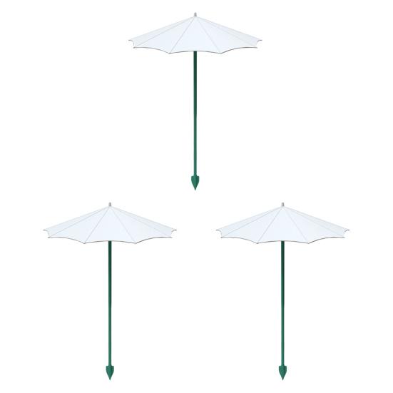 Small Outdoor Parasol 10 Inch Diam Plant Umbrella, UV Protection Shade, Mini Provides Shade Fiberglass Garden Umbrella to ?Defend Plants from