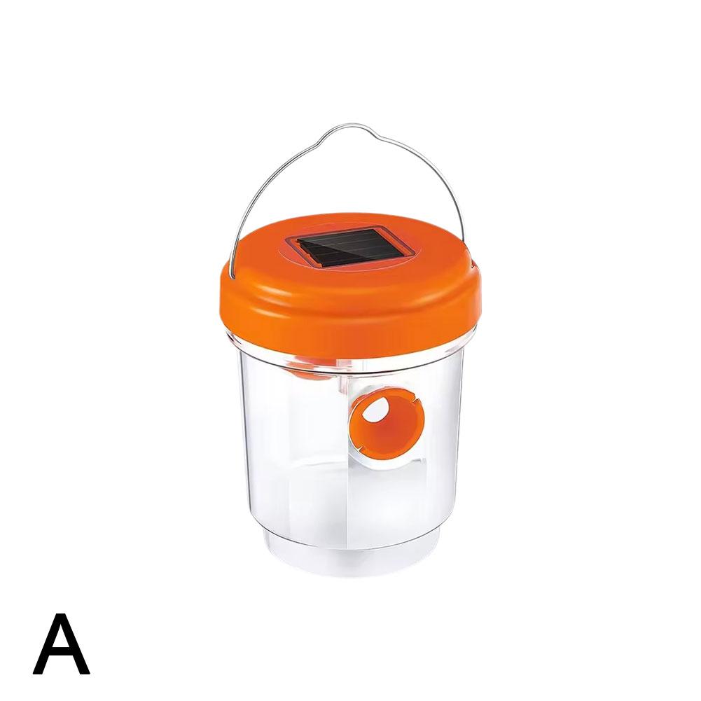 Солнечная ловушка для ос, водонепроницаемая наружная подвесная ловушка, безопасные нетоксичные ловушки для пчел и шершней, многоразовая садовая ловушка для плодовых мух