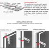 2,3 Inches Door Latch Sliding Lock Door Drawer Barrel Bolt Protective, Silver Thick Aluminum Alloy Unlatching Door Lock with