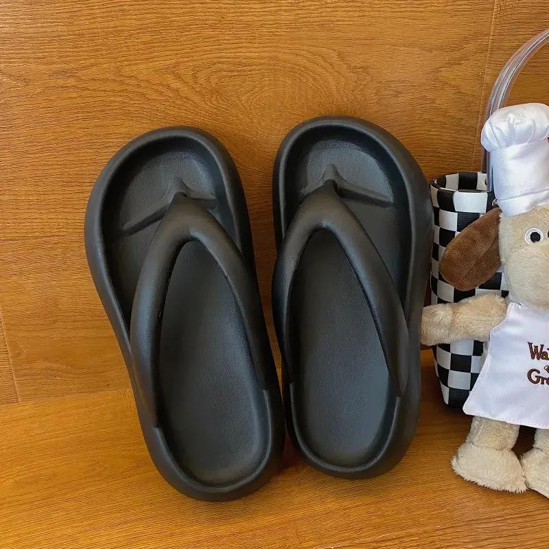 2024 Модные женские тапочки Летние тапочки Eva на танкетке Нескользящие домашние тапочки для улицы Женские сандалии Шлепанцы Pantuflas Mujer