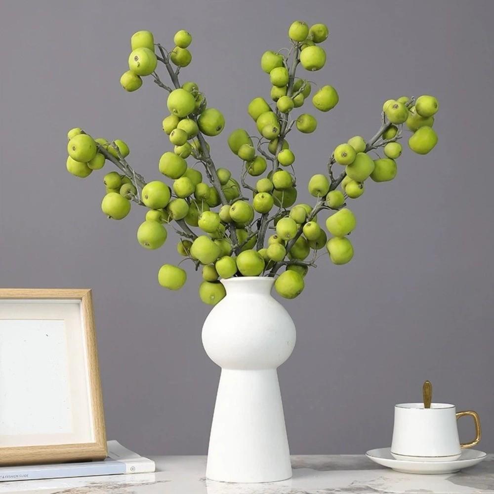 30 Heads Artificial Fruit Branch Small Fruit Fake Plants Living Room Decoration