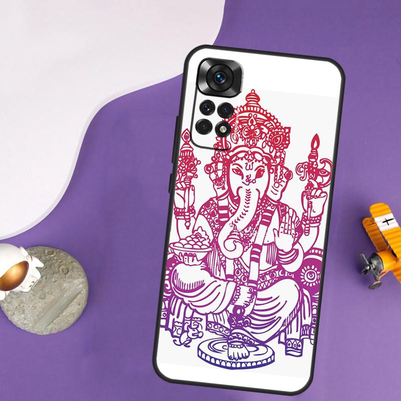 Чехол-слон Ганеша для Xiaomi Redmi Note 14 13 Pro 12 9 10 11 Pro 10S 11S 12S Redmi 14C 13C 10C 12C