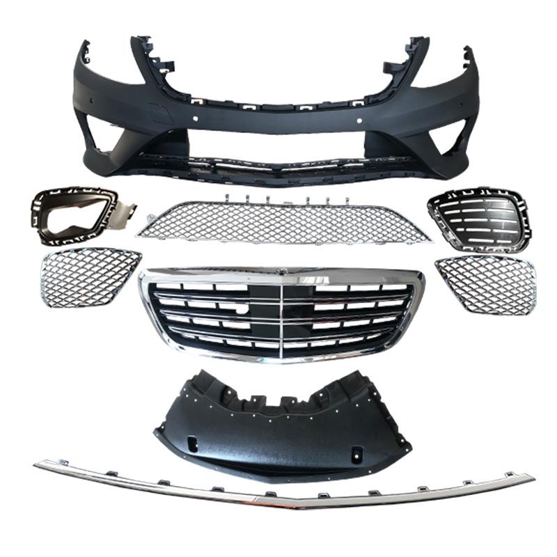 Mercedes W222 S-Class 14-17 AMG S65 Дорестайлинг Комплект широкого кузова: Передний бампер, Задний бампер, Боковые юбки