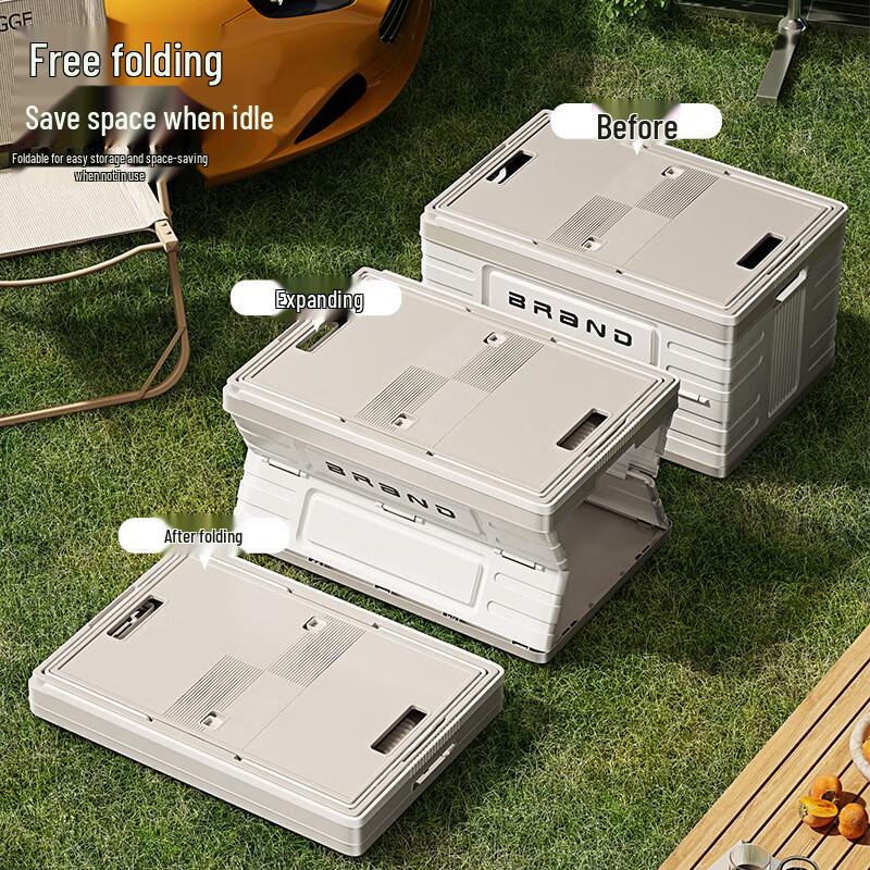 Outdoor Folding Storage Box & Picnic Table with Wagon