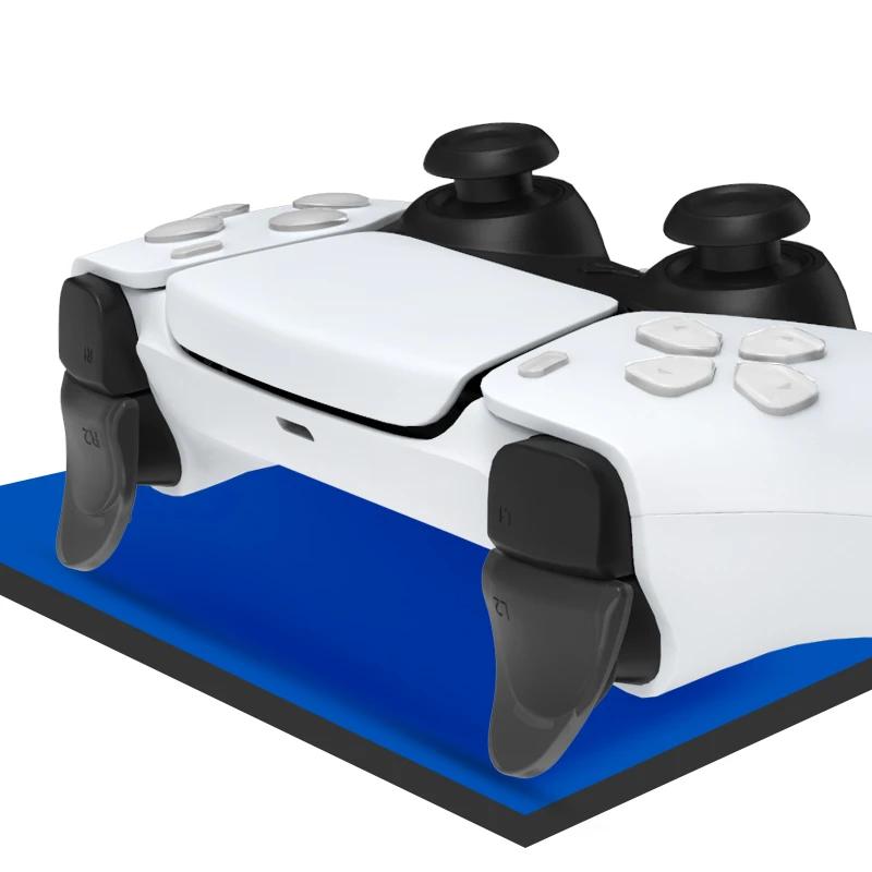 2Pcs Data Frog Extended Triggers Button For Ps5 L2R2 Trigger Extender D-Pad Key Cap For Playstation 5 Gamepad Accessories Ipega