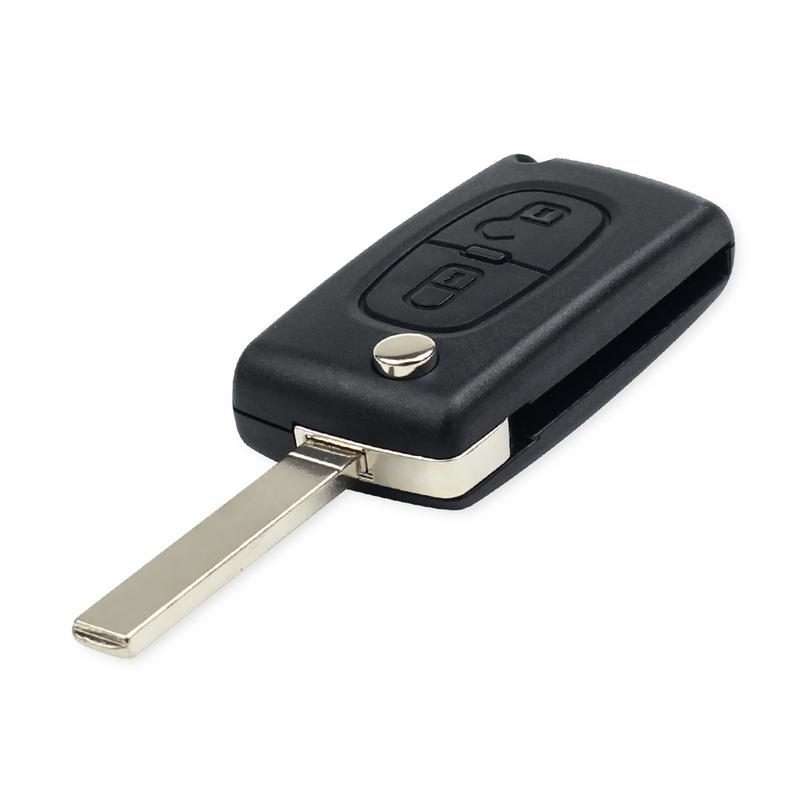 KEYYOU With Battery Filp Remote Car Key 433MHz For Citroen C1 C2 C3 C4 C5 Berlingo Picasso For Peugeot 207 307 CE0536 CE0523