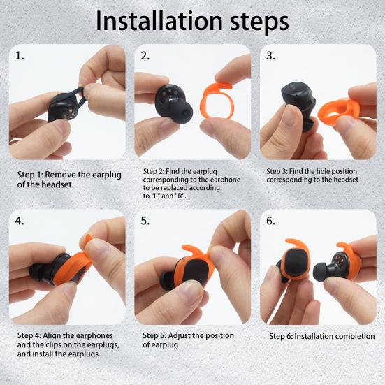 10 шт. Насадки для наушников Идеальная посадка Устойчивые к грязи Силиконовые Нескользящие Амбушюры для беспроводных наушников для Sennheiser MOMENTUM True Wireless 3