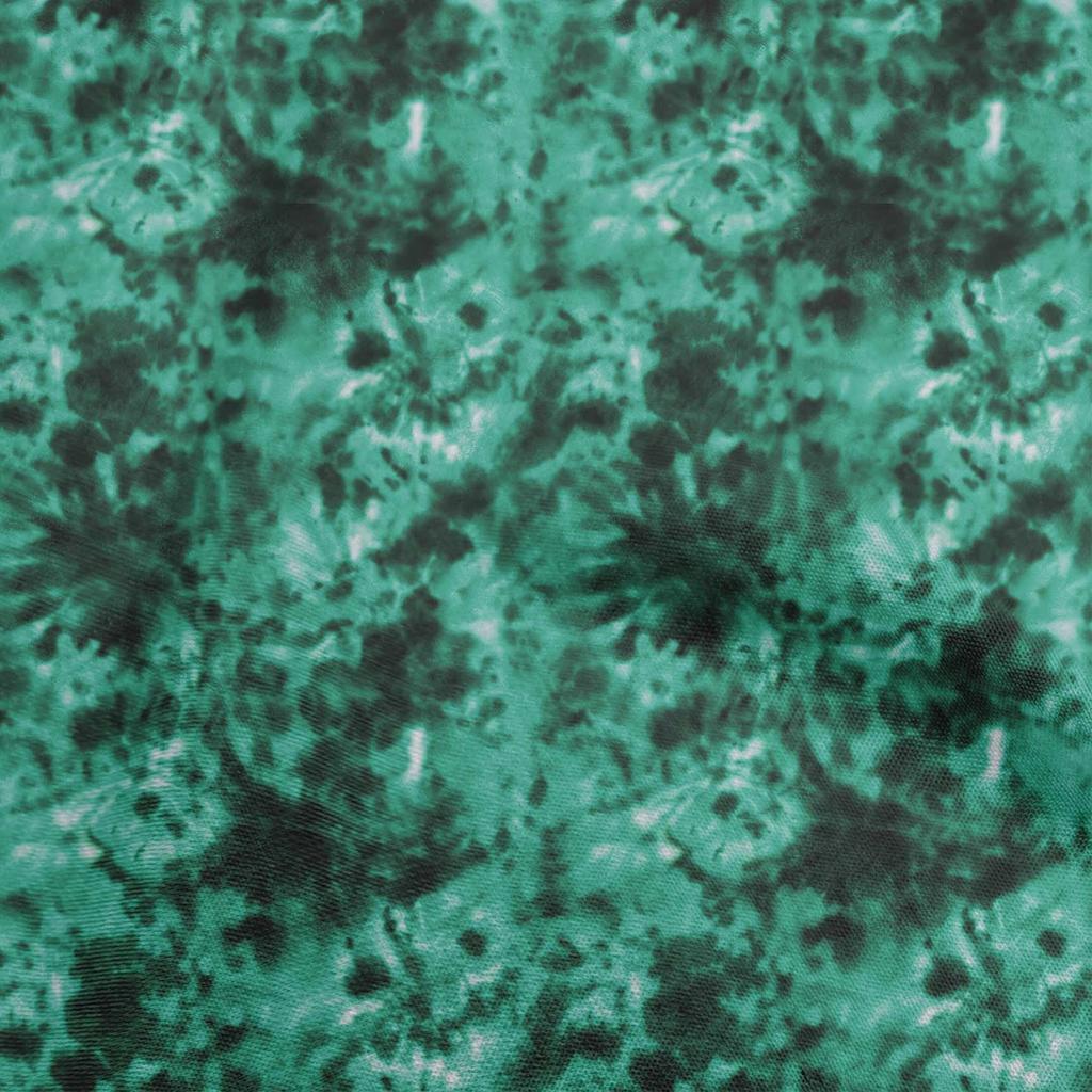 oneOone Cotton Flex Dark Green Fabric Tie Dye Dress Material Fabric Print Fabric By The Yard 40 Inch