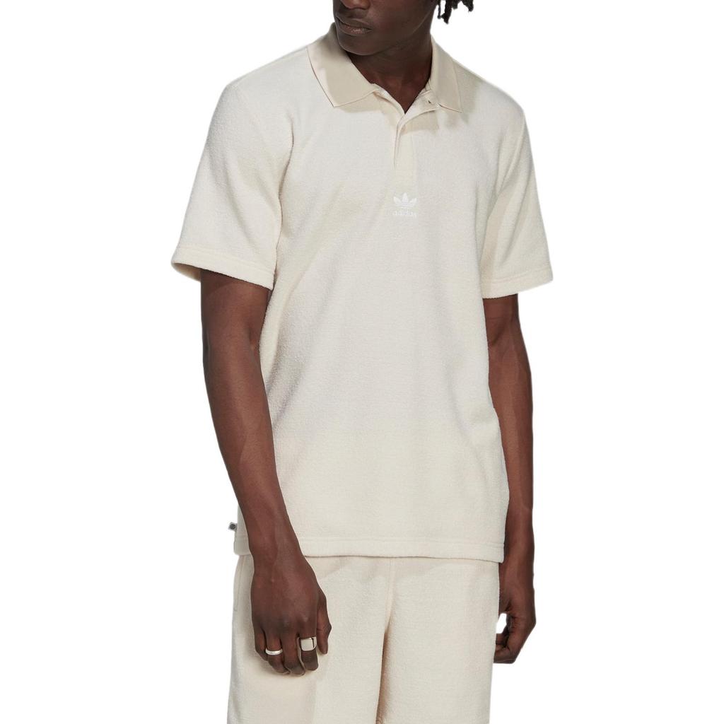 Adidas Originals ADICOLOR Polo Shirts Men's White Polo Collar Moderate Straight Fit IB7723