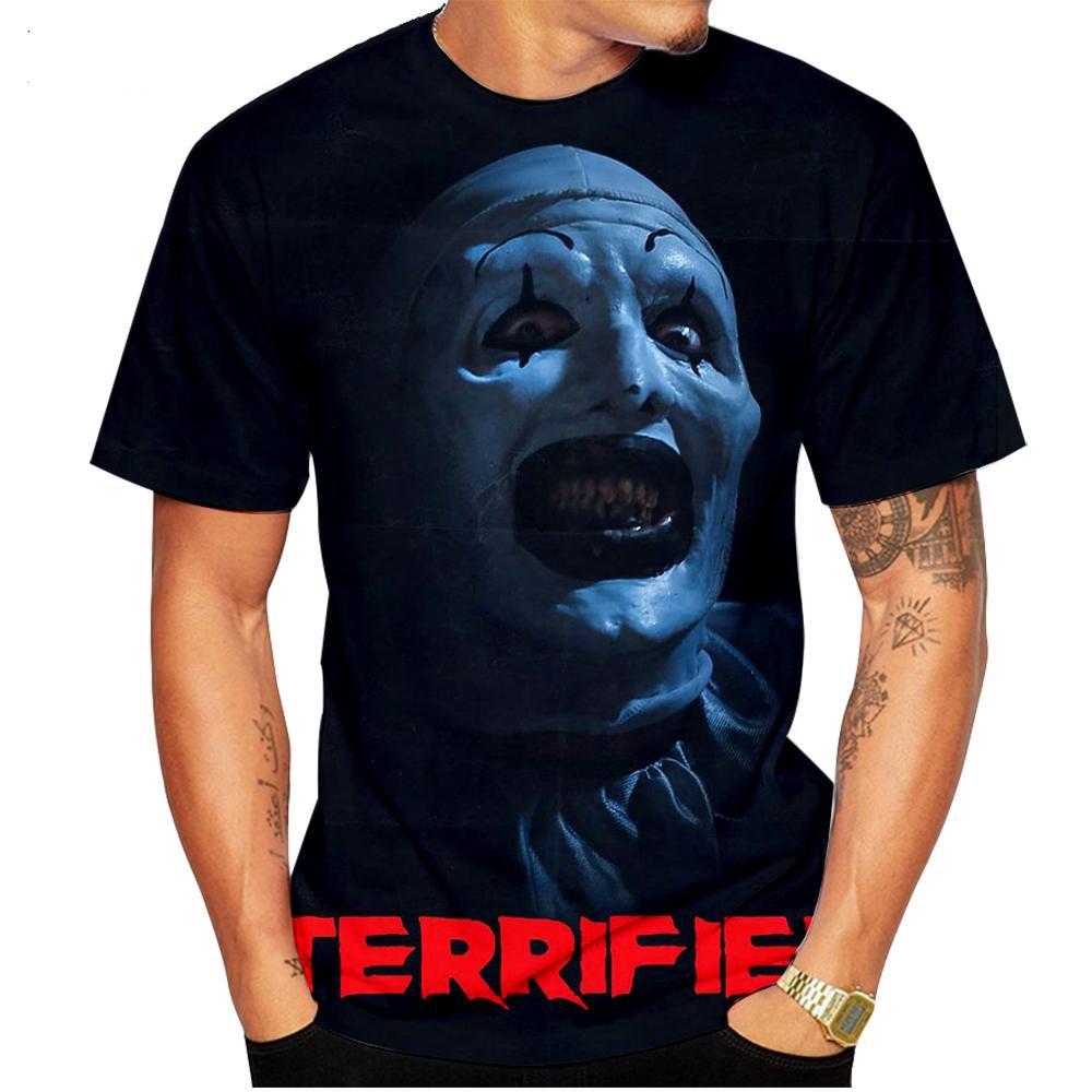 Hot Sale Classic Movie Terrifier Print Fashion Casual American Movie Poster Design Adults Surf