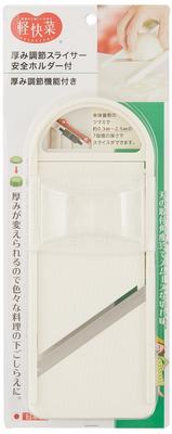 Kakkaisai Регулируемая по толщине ломтерезка с безопасным держателем