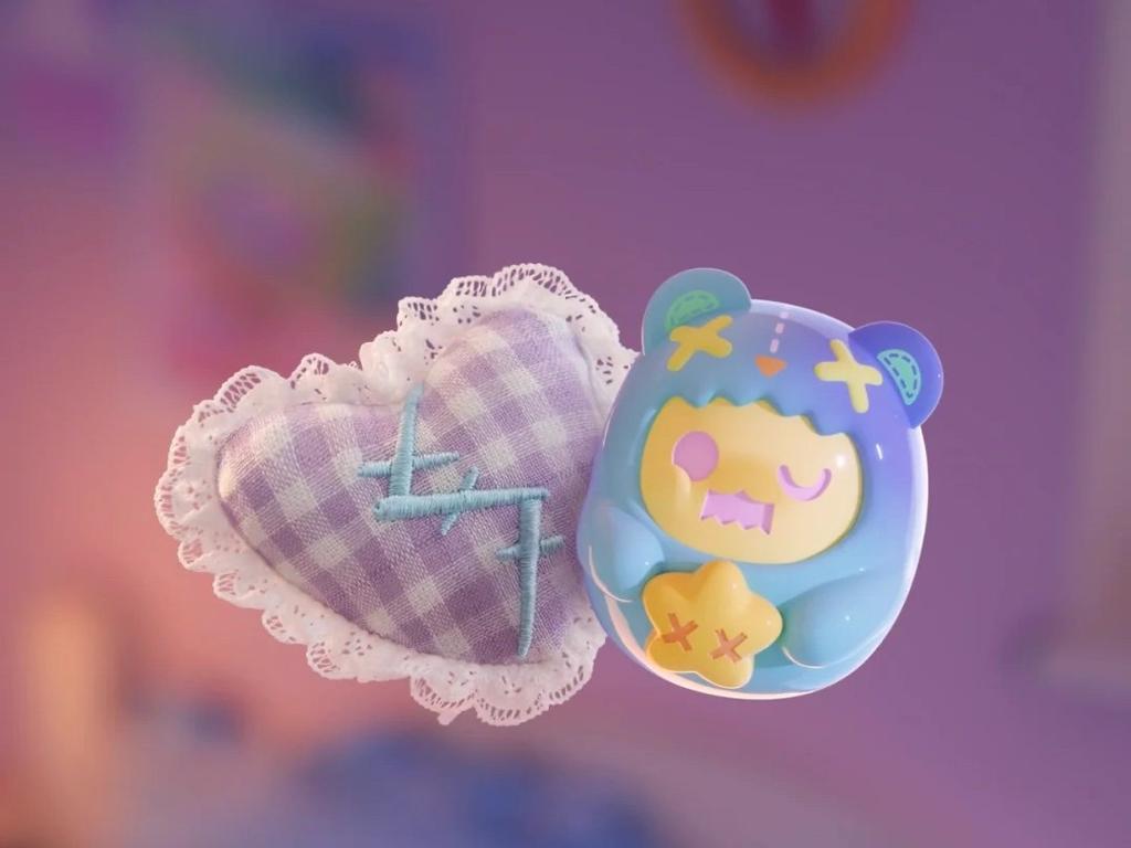 В наличии Поиск Единорога ShinWoo Серия Наклеек Любовь Мини Слепая Коробка Призрачный Медведь Модные Игровые Аксессуары Подарки