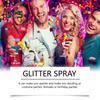 100 мл спрей с блестками, мерцающие волосы на лице, одежда, спрей для тела, долговечный, быстросохнущий, сценический спрей для макияжа, карнавальный фестиваль, выпускной вечер