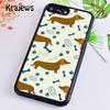 Krajews Такса Собака Красивый Мягкий Чехол для Телефона Для iPhone 14 5 6s 7 8 plus XR XS 11 12 13 pro max Samsung S21 S22ultra
