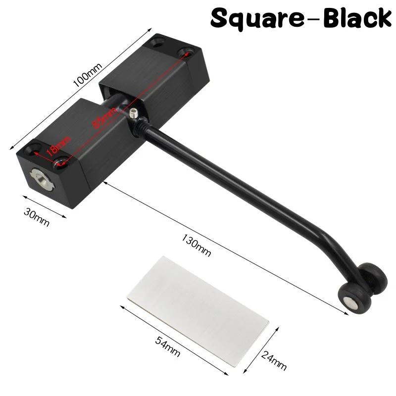 Spring Buffer Automatic Door Closer Adjustable Speed Door Closer Mute Soft Closing Door Convert Hinged Doors to Self-Closing