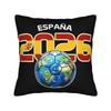 Spain Football  Pillowcases Accessories Soft Cushion Cover Decorative  Throw Pillow Case Cover Chair Multiple Sizes