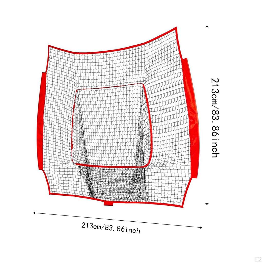 Сетка для бейсбола сменная тренировочная 83x83 дюйма для софтбола, сетка для отбивания