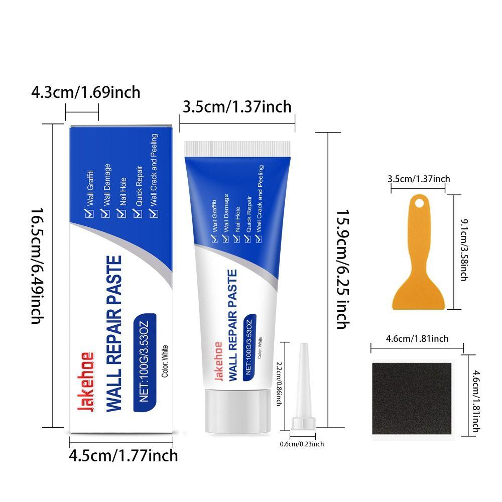 Crack Repair Dry Wall Repair Kit Quick-Drying Formula Wall Patch Kit  Home Repair
