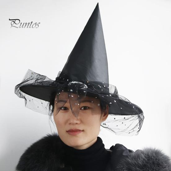 Привлекательная шляпа ведьмы на Хэллоуин, мягкие удобные головные уборы для взрослых и детей, декоративный реквизит для наряда