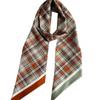 NINA SOLOR Double-Layer Heavy Twill Silk Scarf & Ribbon