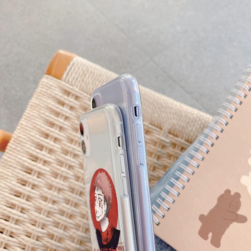 Мягкий прозрачный силиконовый чехол с рисунком аниме для Samsung A55 M35 S24 Xiaomi Redmi Note 13 Poco C65 iPhone Camera Противоударный защитный чехол