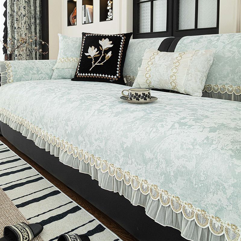 Anti-Stain Sofa Cover With Soft Finish, Elegant Couch Cover And Pet-Friendly Sofa Slipcover For Kids And Pets