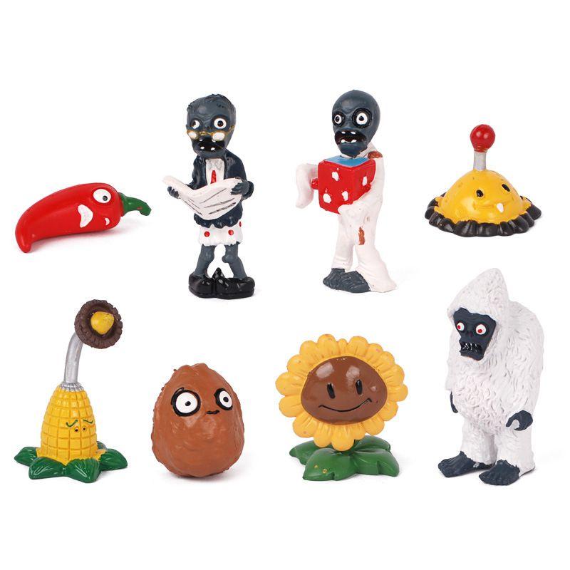Decorate Your Easter With Plants Vs Zombies Series Egypt Private Wild West Pvc Toy Action Figures Set New