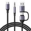 Звуковая карта Ugreen CM772, USB-C на 3.5мм + USB-C/A