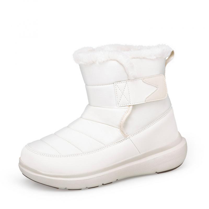 Winter Northeast Snow Boots WoCotton Shoes Fleece Thickened Mom Dad Shoes Cold-proof Waterproof Warm Shoes Women