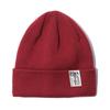 Шапка бини MAGOODGAN 9308 с отворотом, бордовая