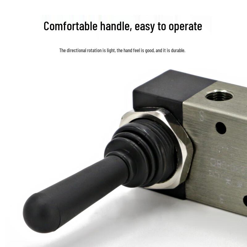 Pulinle Pneumatic 3-Position 5-Way Hand Lever Valve
